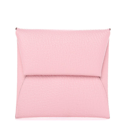 Hermes Chevre Mysore Bastia Coin Purse Rose Sakura 1 of 8