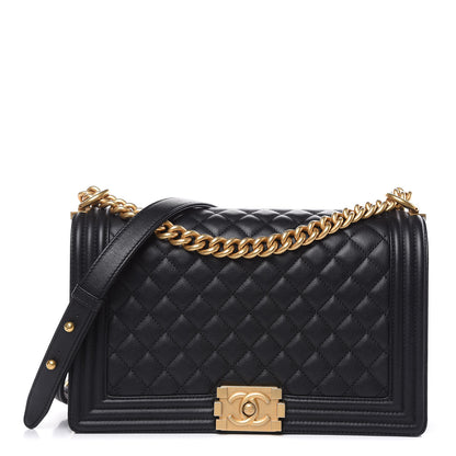 Chanel Caviar Quilted New Medium Boy Flap Black 1 of 13