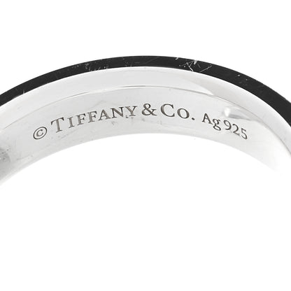 Tiffany Sterling Silver Makers Narrow Slice Ring 50 5.5 4 of 5