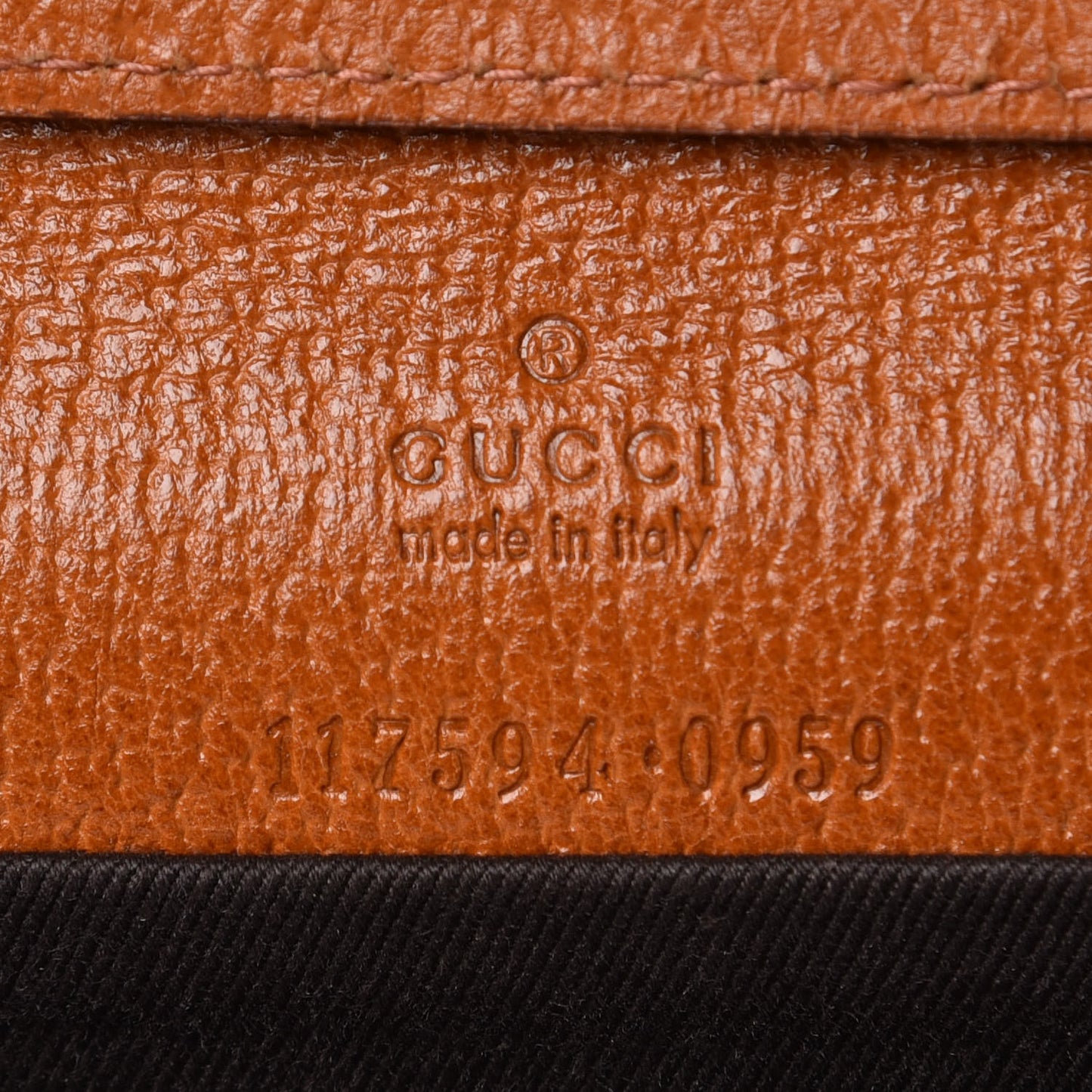 Monogram Bamboo Bar Clutch Brown