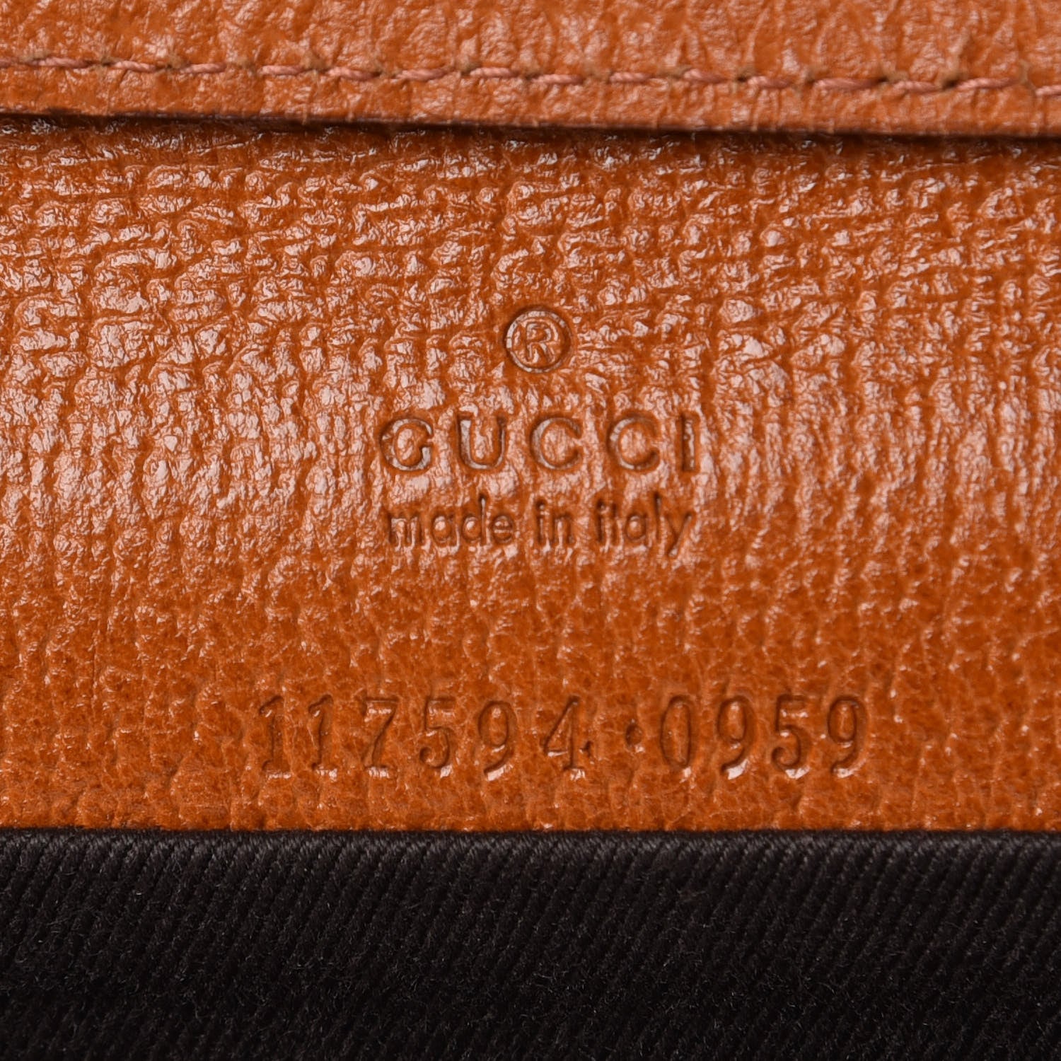 Gucci Monogram Bamboo Bar Clutch Brown 8 of 10