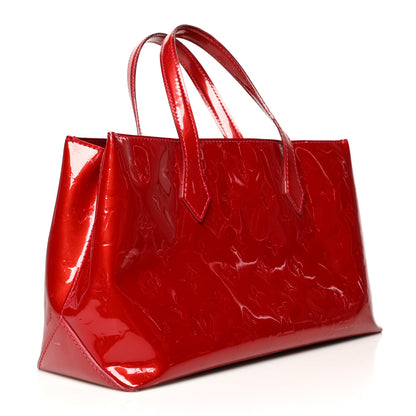 Louis Vuitton Vernis Wilshire PM Pomme D'Amour 4 of 15