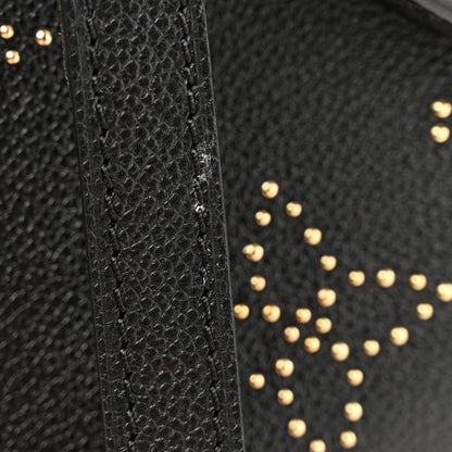 Louis Vuitton Grained Calfskin Studded Monogram Giant Onthego PM Black 11 of 12