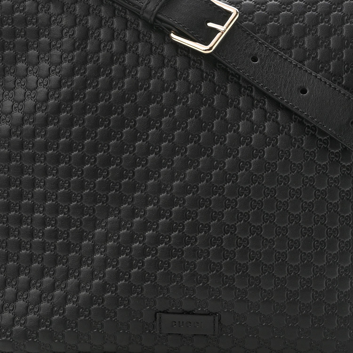 Gucci Microguccissima Shoulder Bag Black 8 of 10