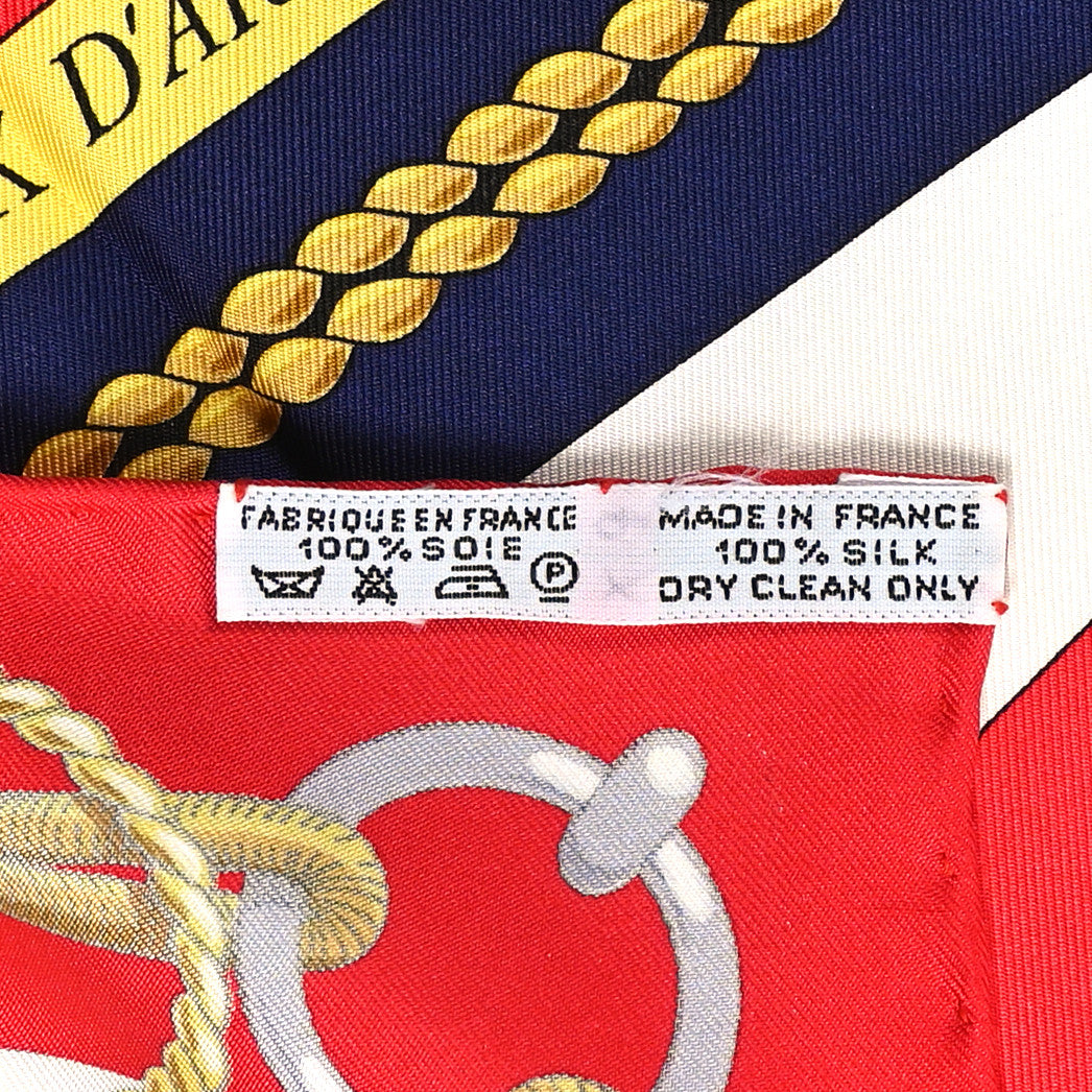 Silk Chateaux D' Arriere Scarf 90
