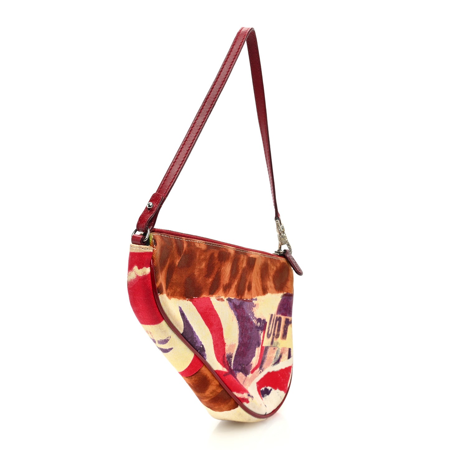 Canvas Le Victim Mini Saddle Pochette Red