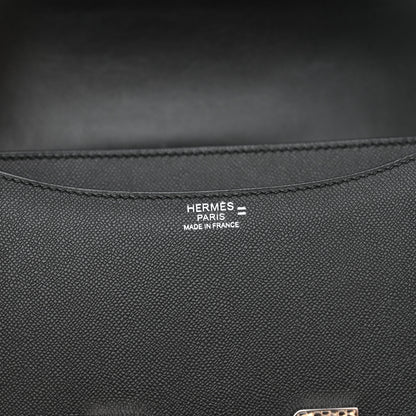 Hermes Madame Calfskin Lizard Constance 24 Black Ombre 6 of 11