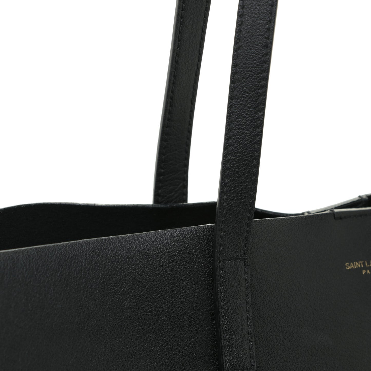 Calfskin Large Shopping Tote Black