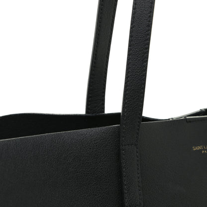 Saint Laurent Calfskin Large Shopping Tote Black 10 of 14
