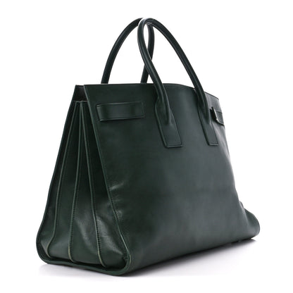 Saint Laurent Calfskin Large Sac de Jour Carryall Dark Green 3 of 16