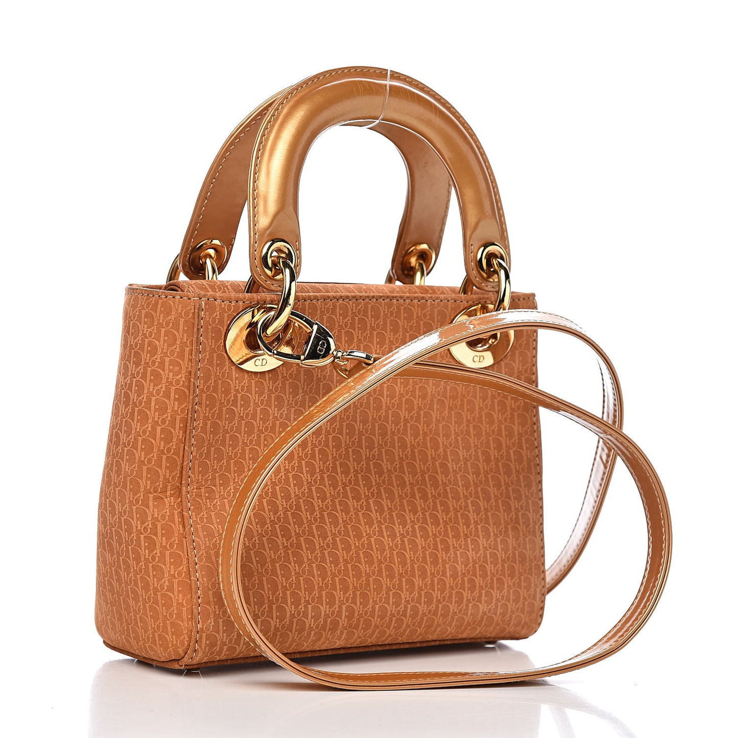 Nylon Diorissimo Mini Lady Dior Beige