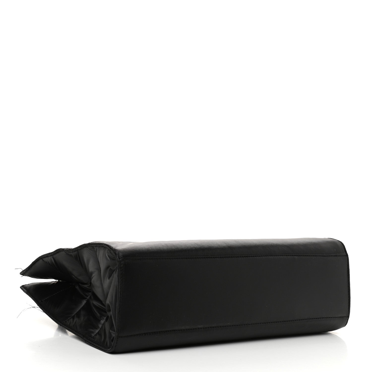 Telfar Nylon Medium Puff Shopping Bag Black 4 of 14