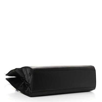 Telfar Nylon Medium Puff Shopping Bag Black 4 of 14