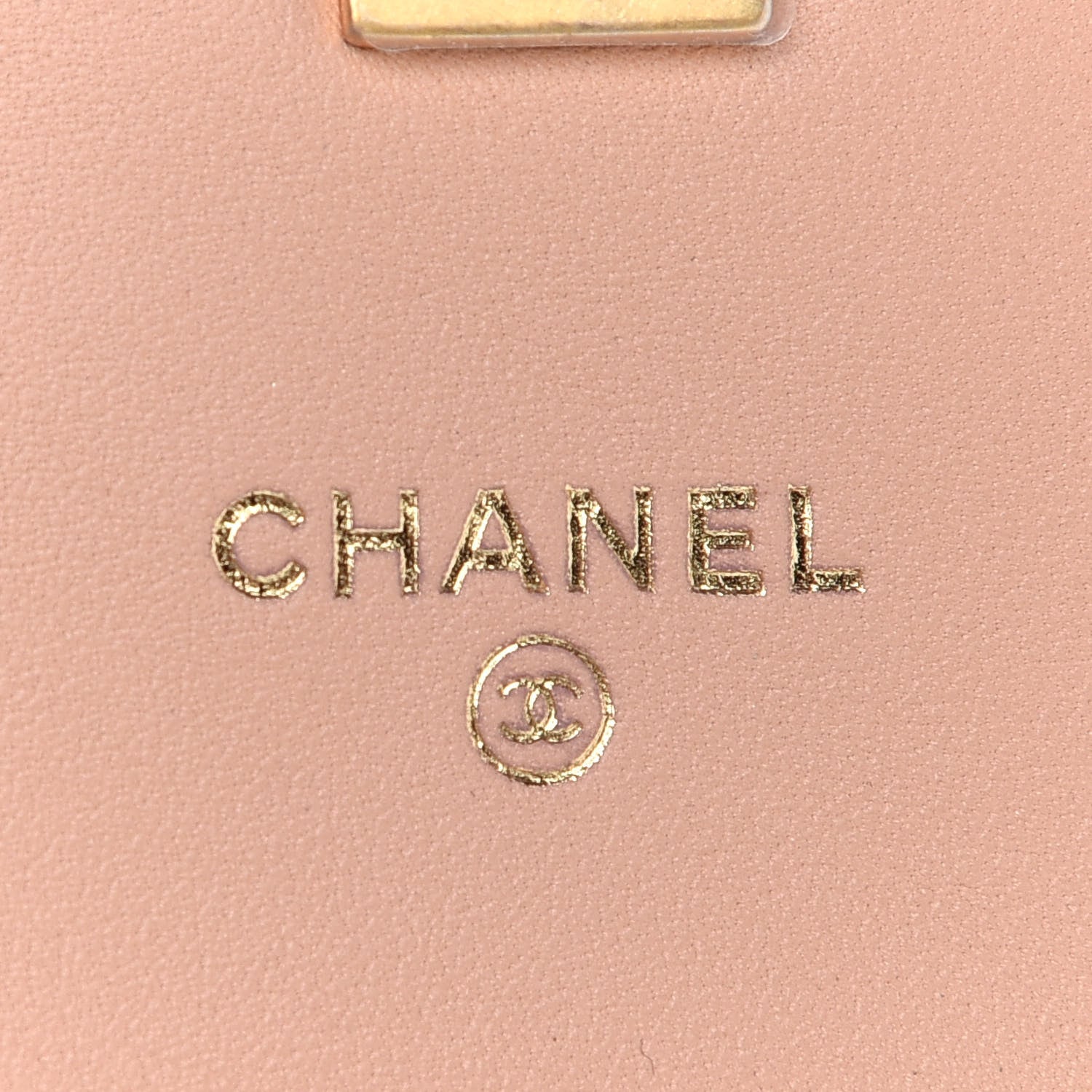 Chanel Calfskin Quilted Coco Mail Clutch With Chain Light Pink 6 of 10