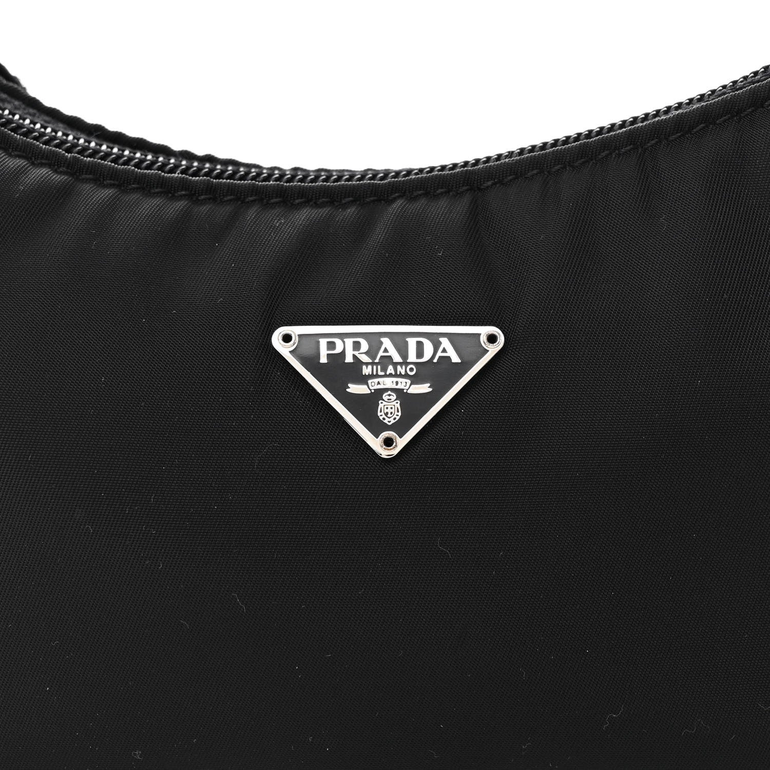 Prada Tessuto Nylon Mini Re-Edition 2000 Bag Black 8 of 14