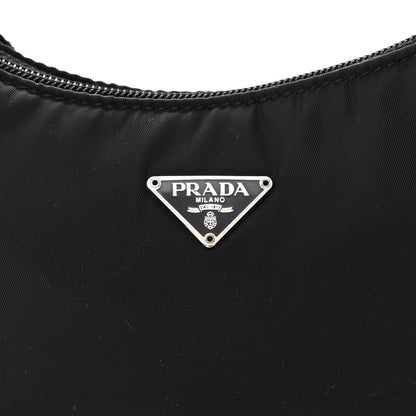 Prada Tessuto Nylon Mini Re-Edition 2000 Bag Black 8 of 14