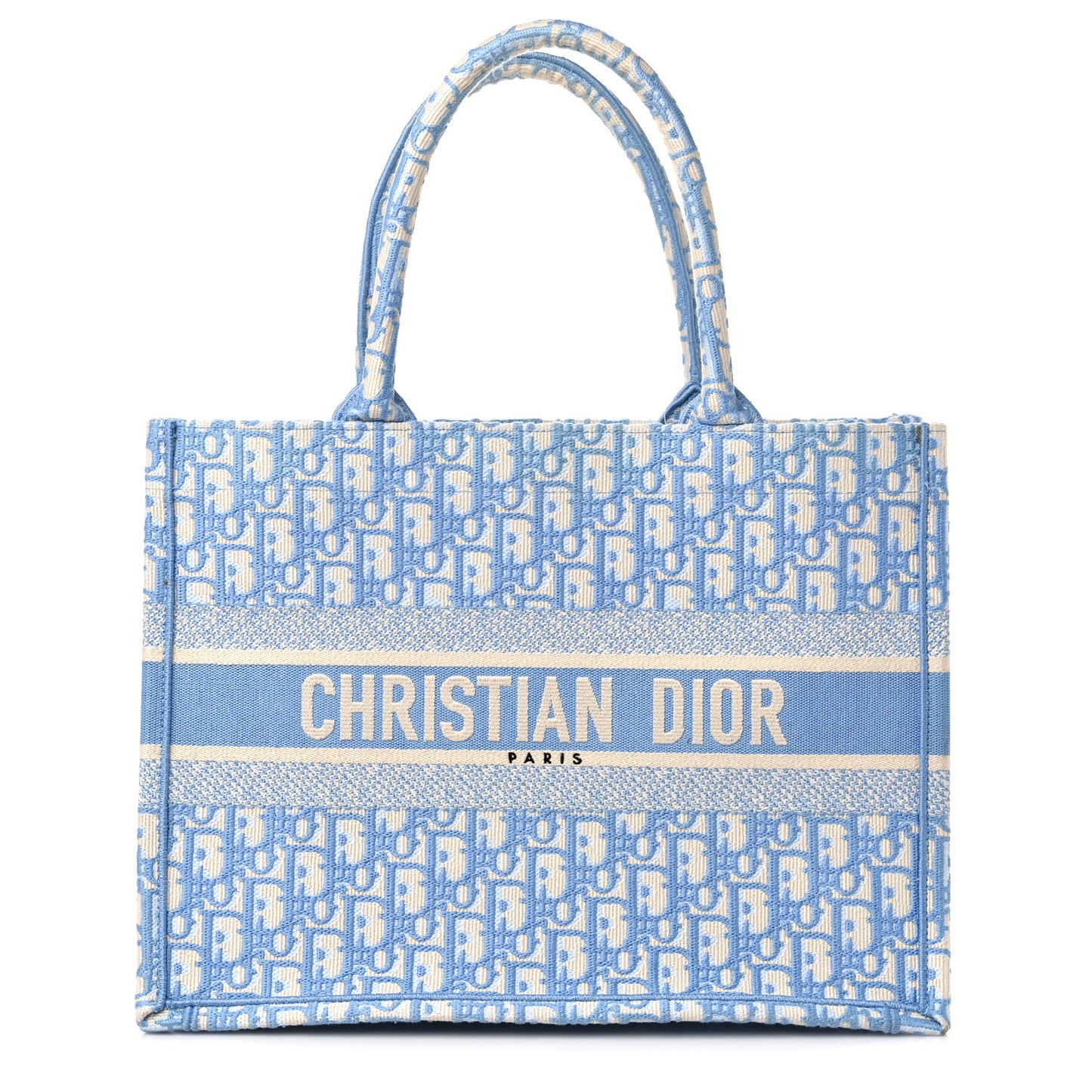 Oblique Medium Book Tote Light Blue