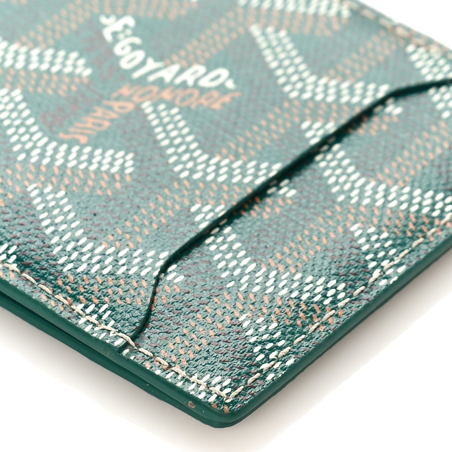 Goyardine Bi-Fold Victoire PM Wallet Green