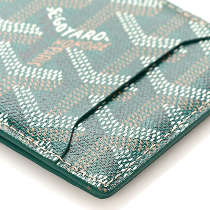 Goyard Goyardine Bi-Fold Victoire PM Wallet Green 8 of 8