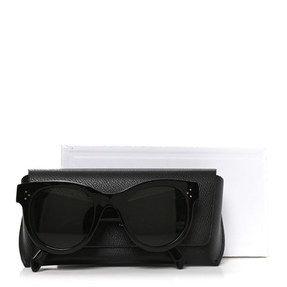 Celine Acetate Studded Mineral Round Sunglasses CL40031 Black 7 of 7