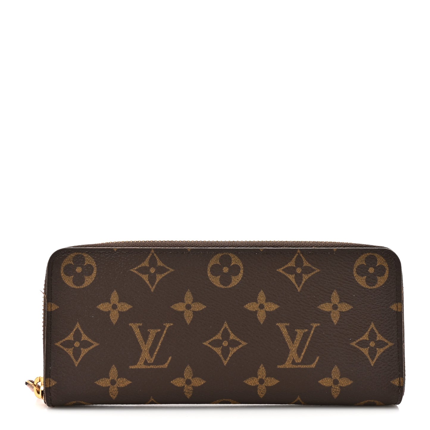 Monogram Clemence Wallet Rose Ballerine