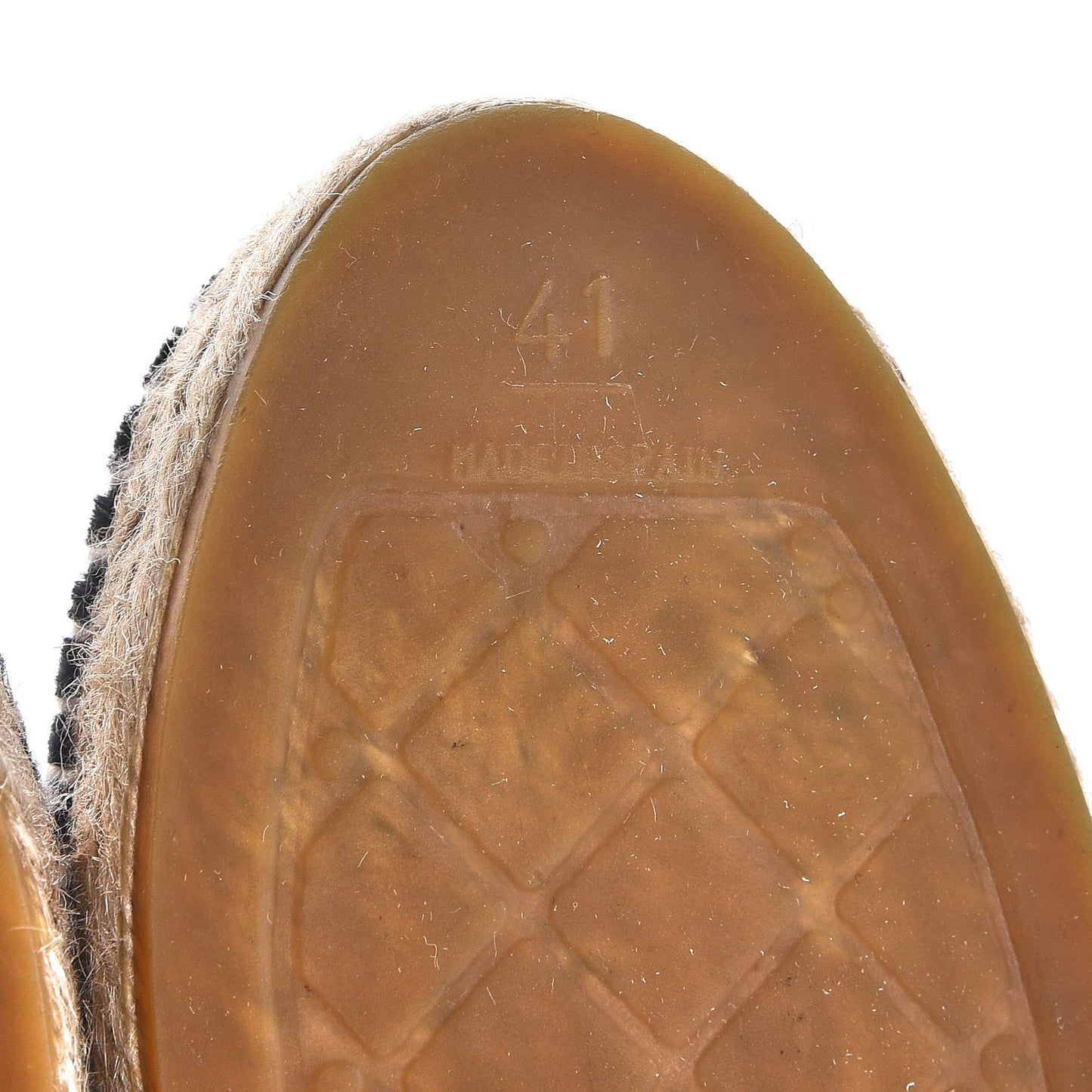 Velvet CC Espadrilles 41 Dark Navy Black