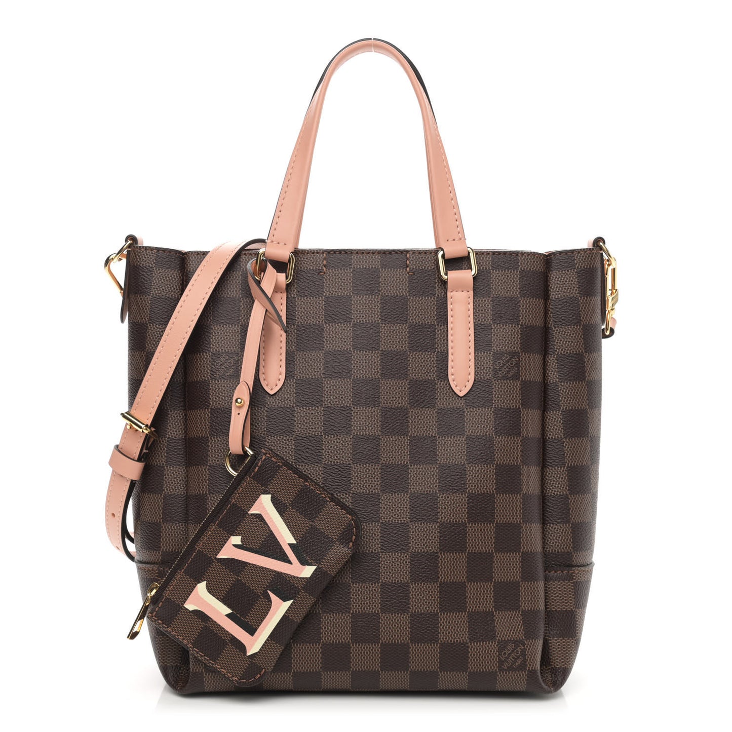 Damier Ebene Belmont PM Venus Pink