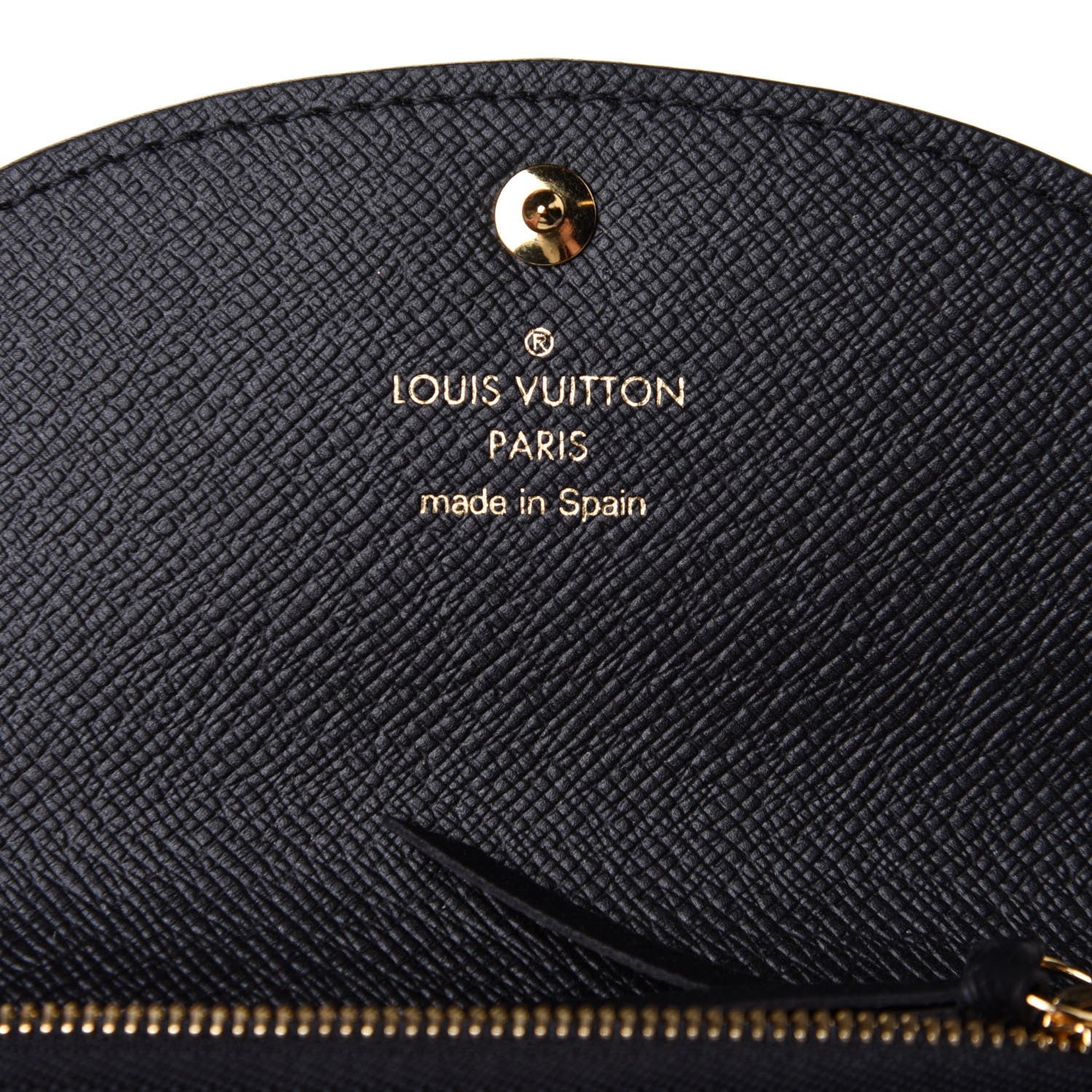 Louis Vuitton Monogram Giant Wild At Heart Rosalie Coin Purse Black 6 of 6