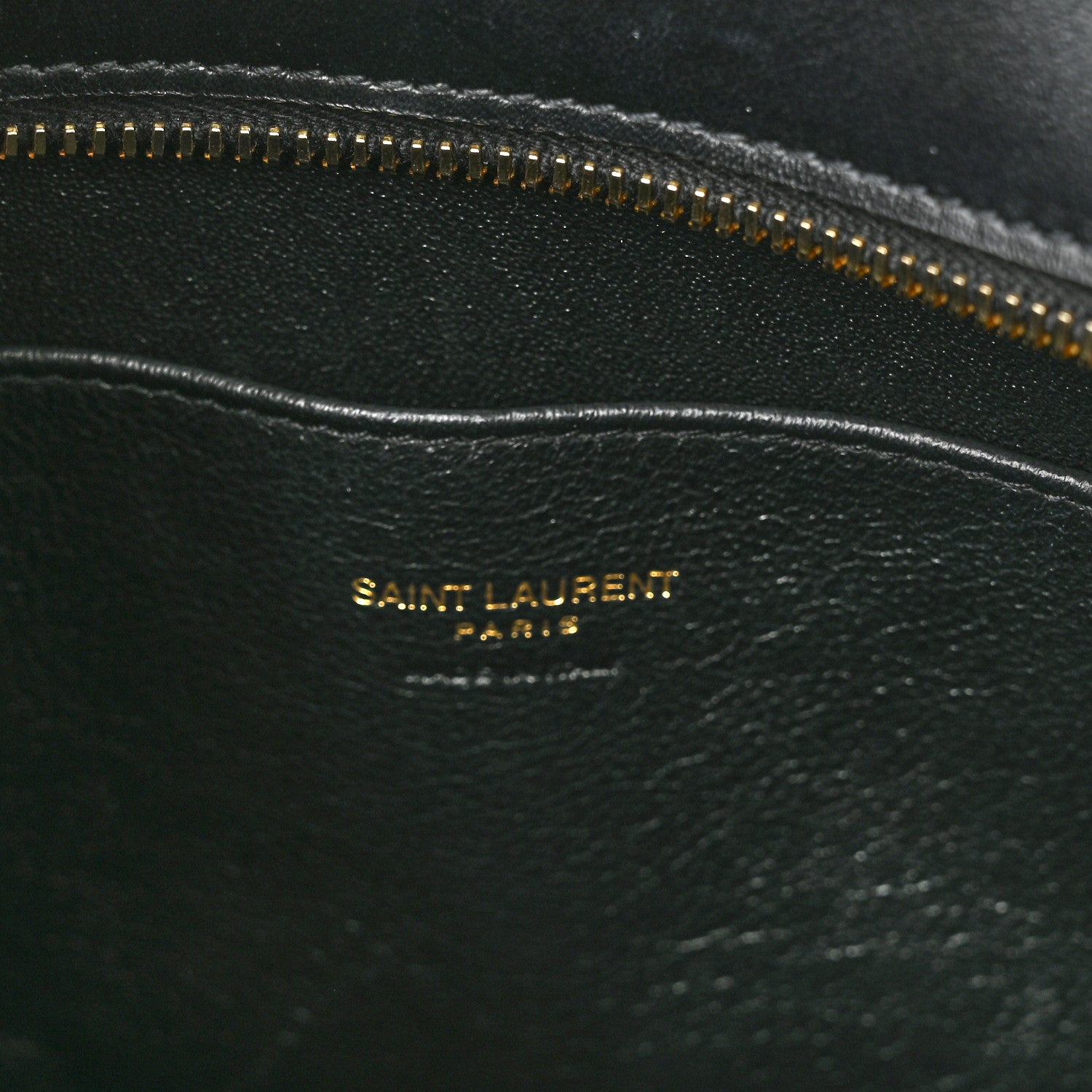 Saint Laurent Calfskin Monogram Baby Cabas Black 6 of 9