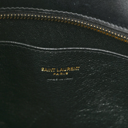 Saint Laurent Calfskin Monogram Baby Cabas Black 6 of 9