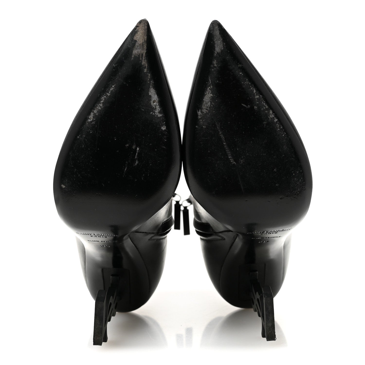 Saint Laurent Nappa Vendome Opyum 110 Ankle Boots 39 Black 6 of 9