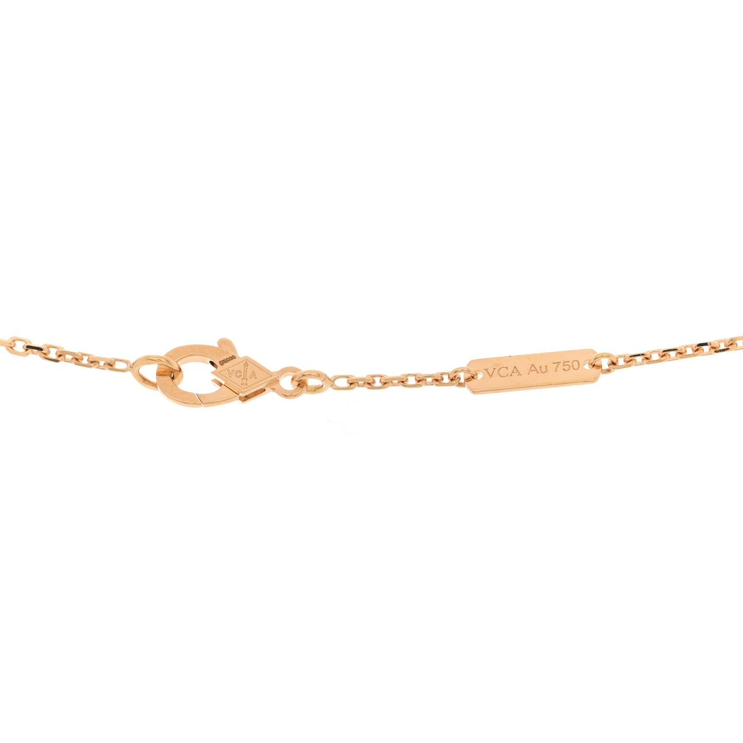 18K Yellow Gold Vintage Alhambra Pendant Necklace