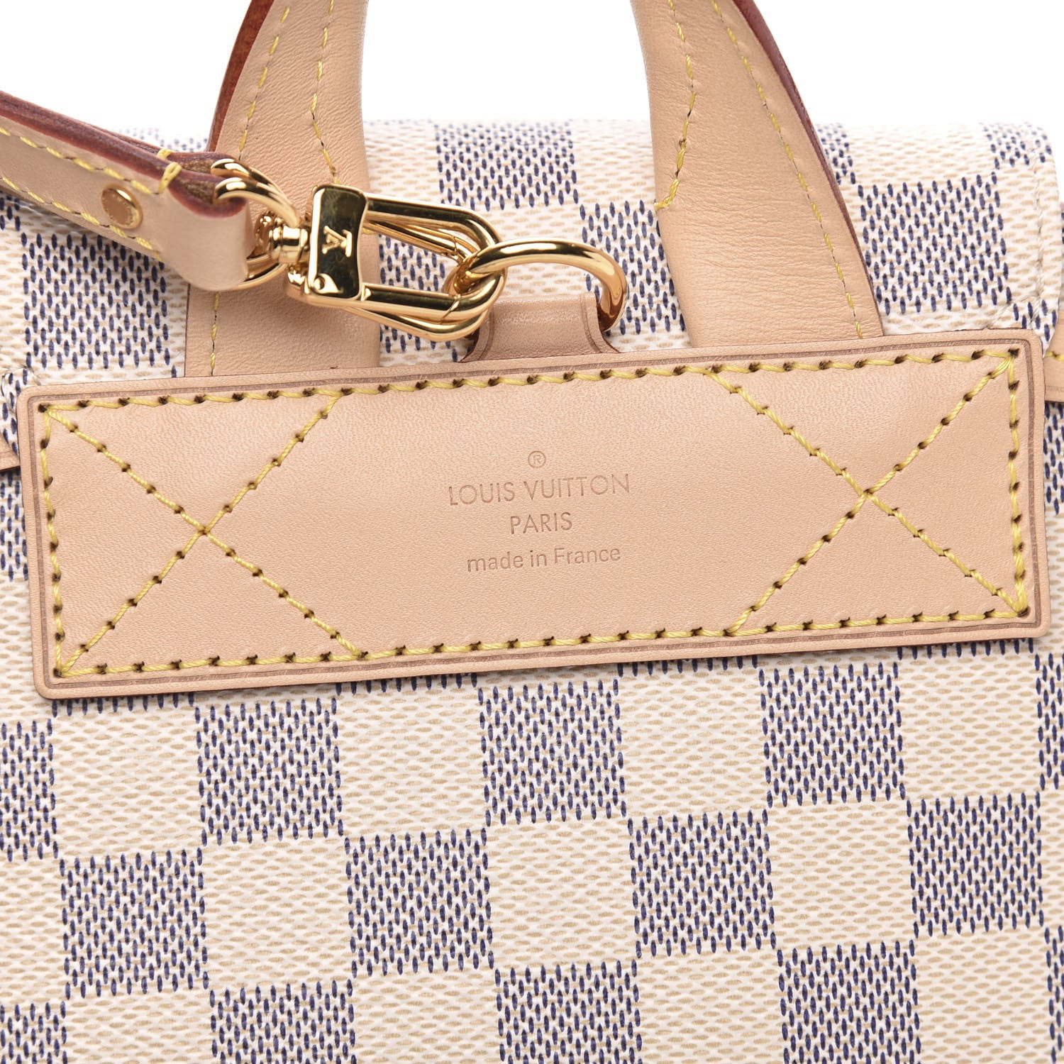 Louis Vuitton Damier Azur Sperone BB Backpack 7 of 9