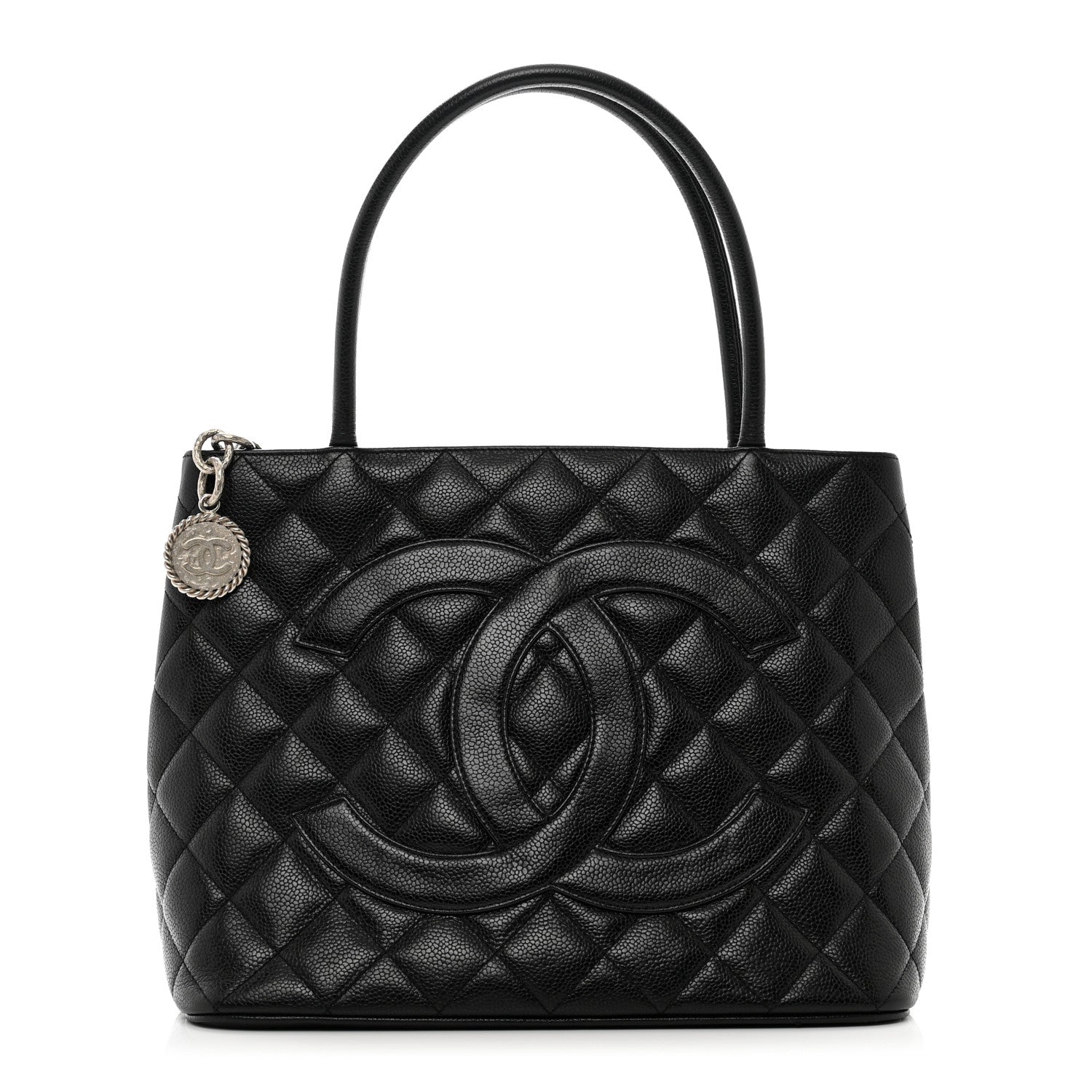 Chanel Caviar Quilted Medallion Tote Black 1 of 10