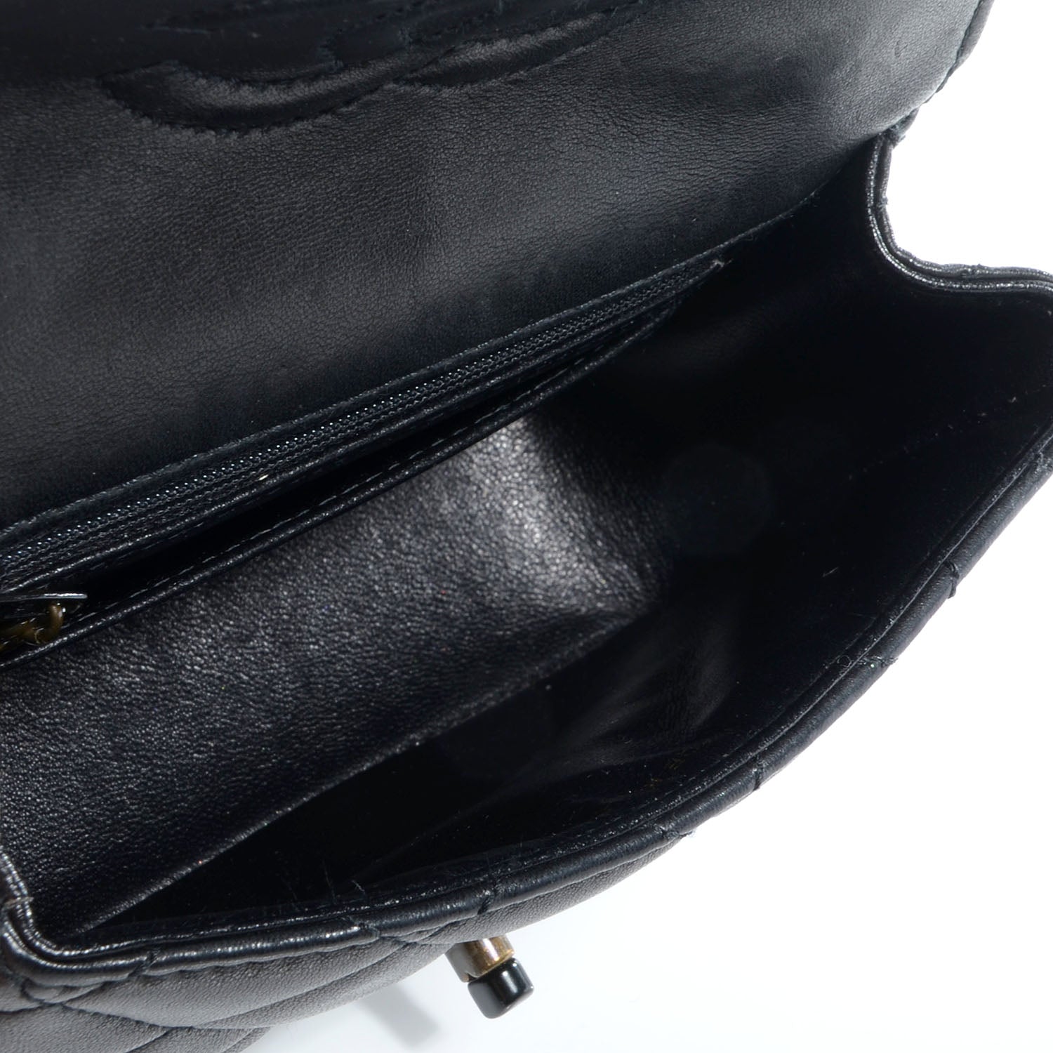 Chanel Lambskin Mini Square Flap Black 5 of 10