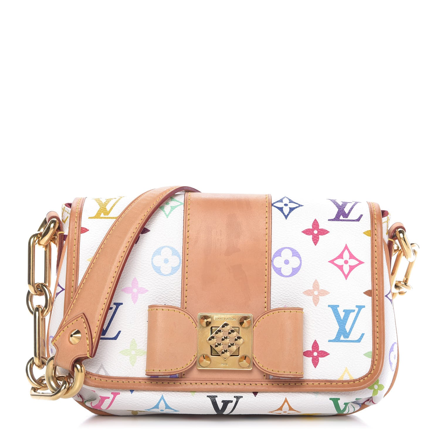 Louis Vuitton Monogram Multicolor Patti White 1 of 9