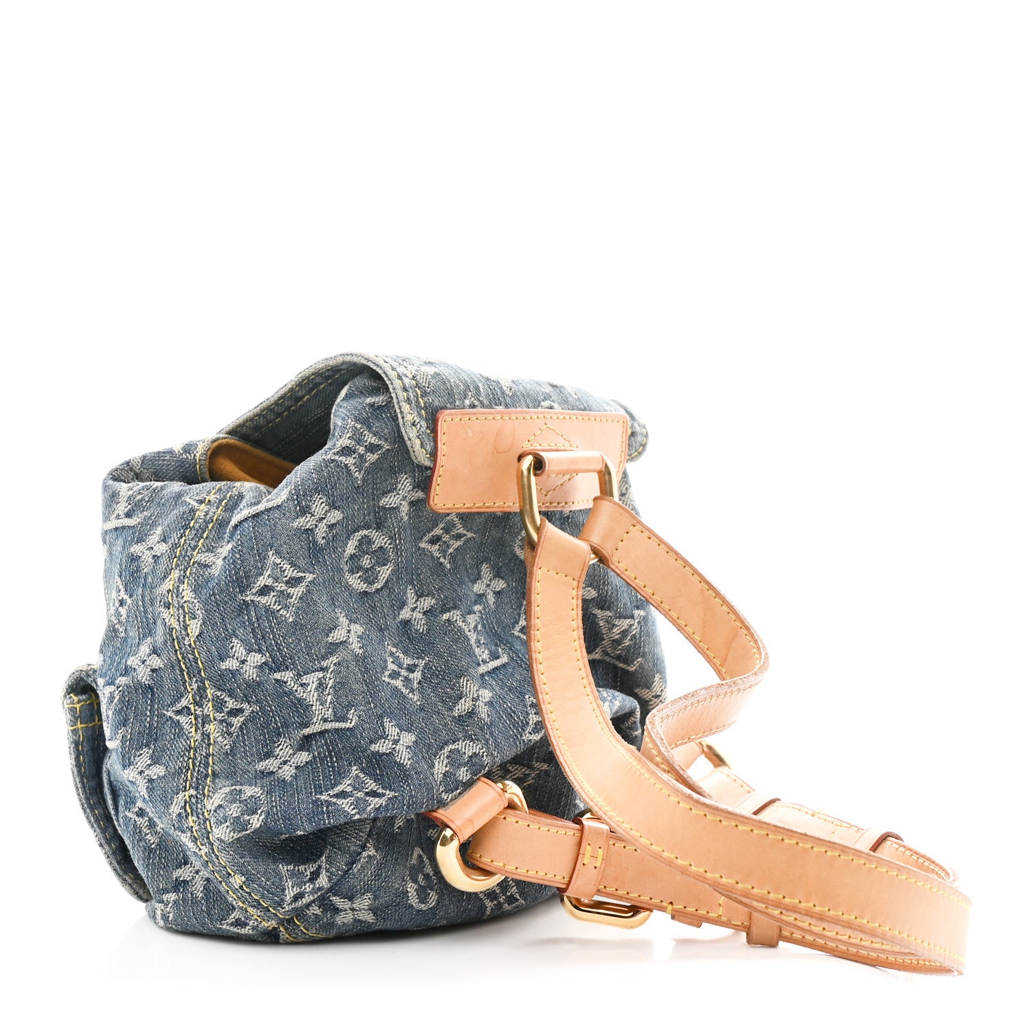Louis Vuitton Denim Sac a Dos Backpack PM Blue 3 of 9