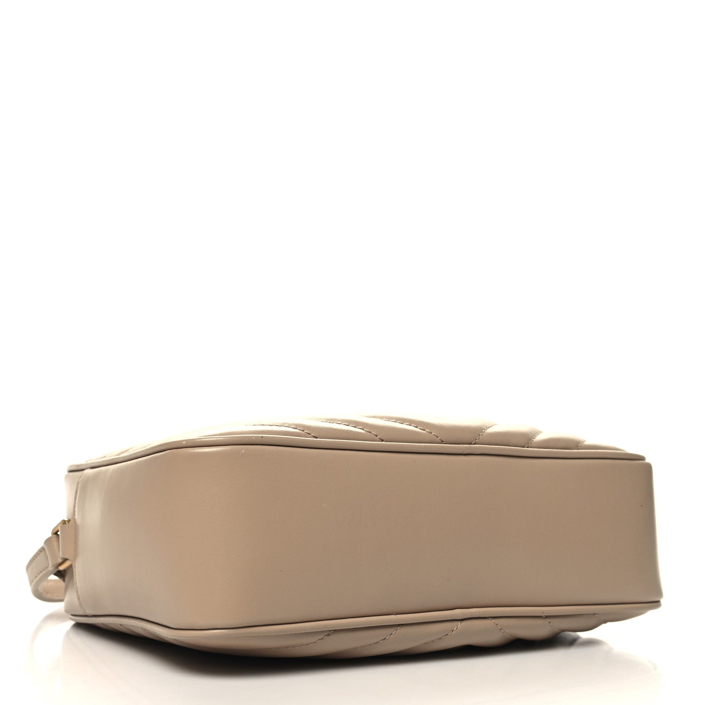 Calfskin Matelasse Monogram Lou Camera Bag Dark Beige