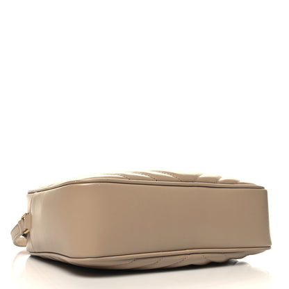 Saint Laurent Calfskin Matelasse Monogram Lou Camera Bag Dark Beige 4 of 10