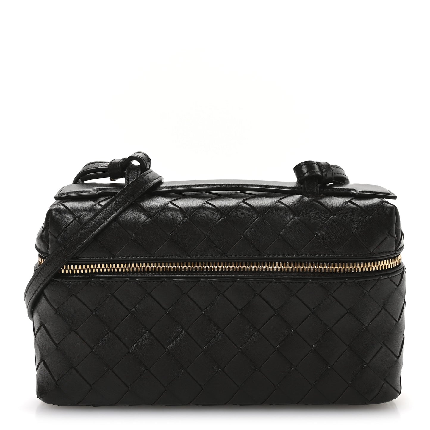 Calfskin Intrecciato Bang Bang Vanity Case Fondant