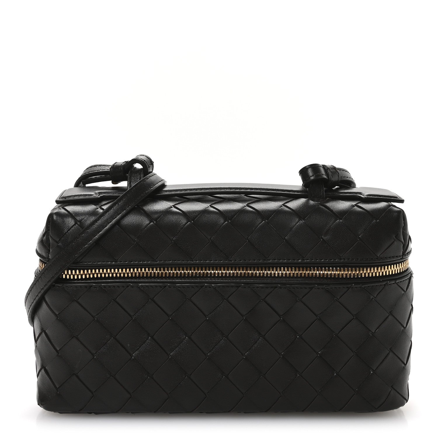 Bottega Veneta Calfskin Intrecciato Bang Bang Vanity Case Fondant 1 of 10