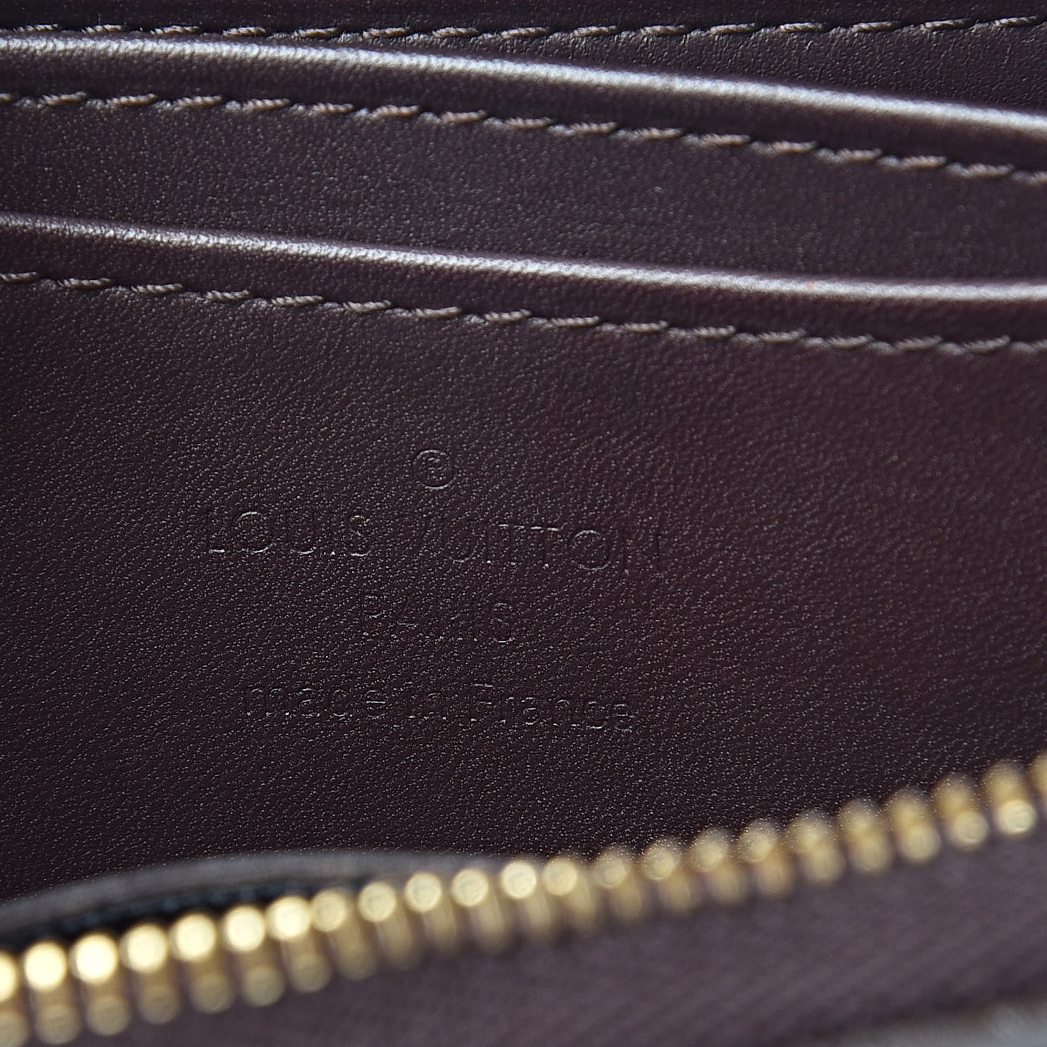 Louis Vuitton Vernis Zippy Coin Purse Wallet Amarante 6 of 9