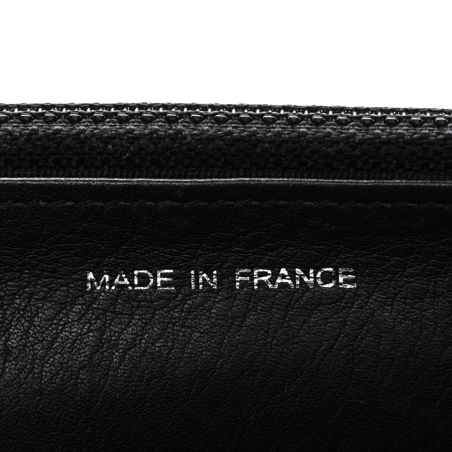 Distressed Patent Calfskin Quilted Reissue Wallet On Chain WOC Black