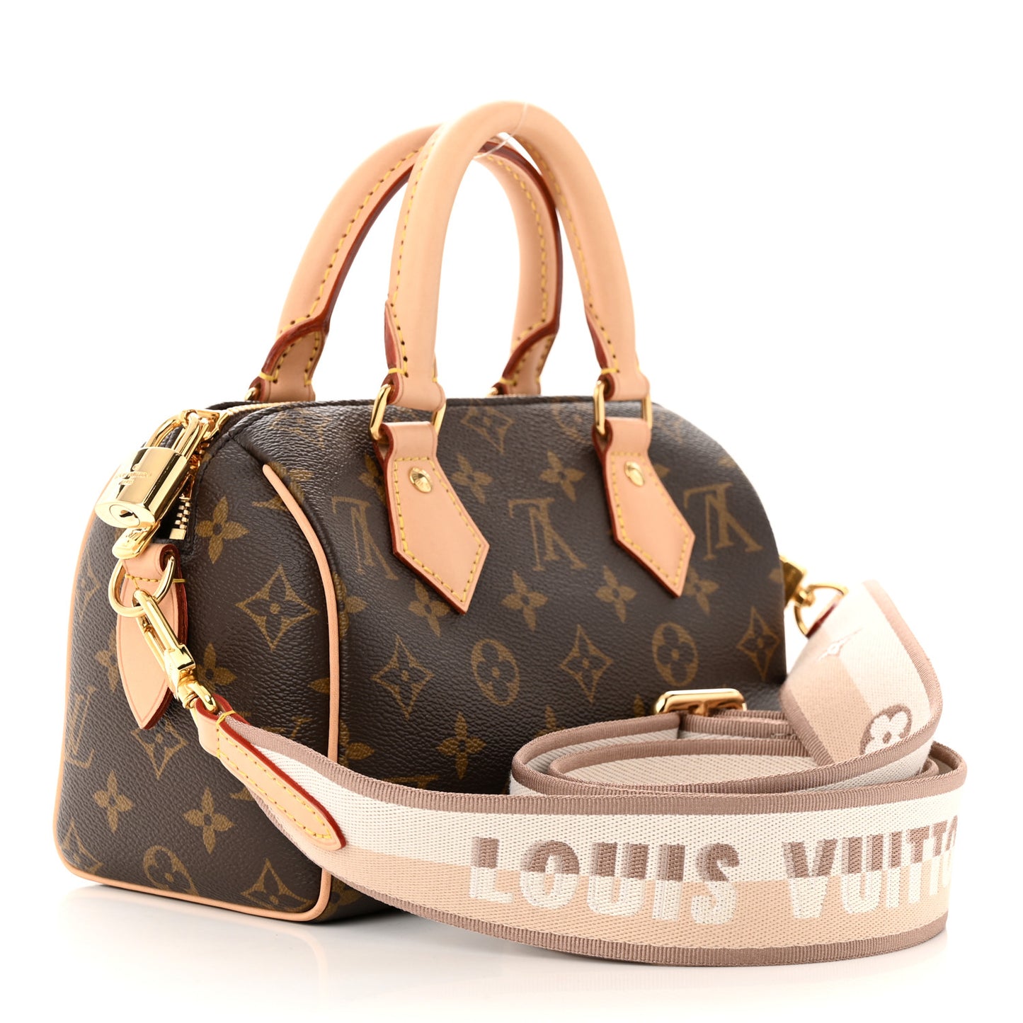 Monogram Speedy Bandouliere 20 Beige