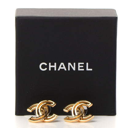 Chanel Metal Obazine CC Earrings Gold 5 of 5