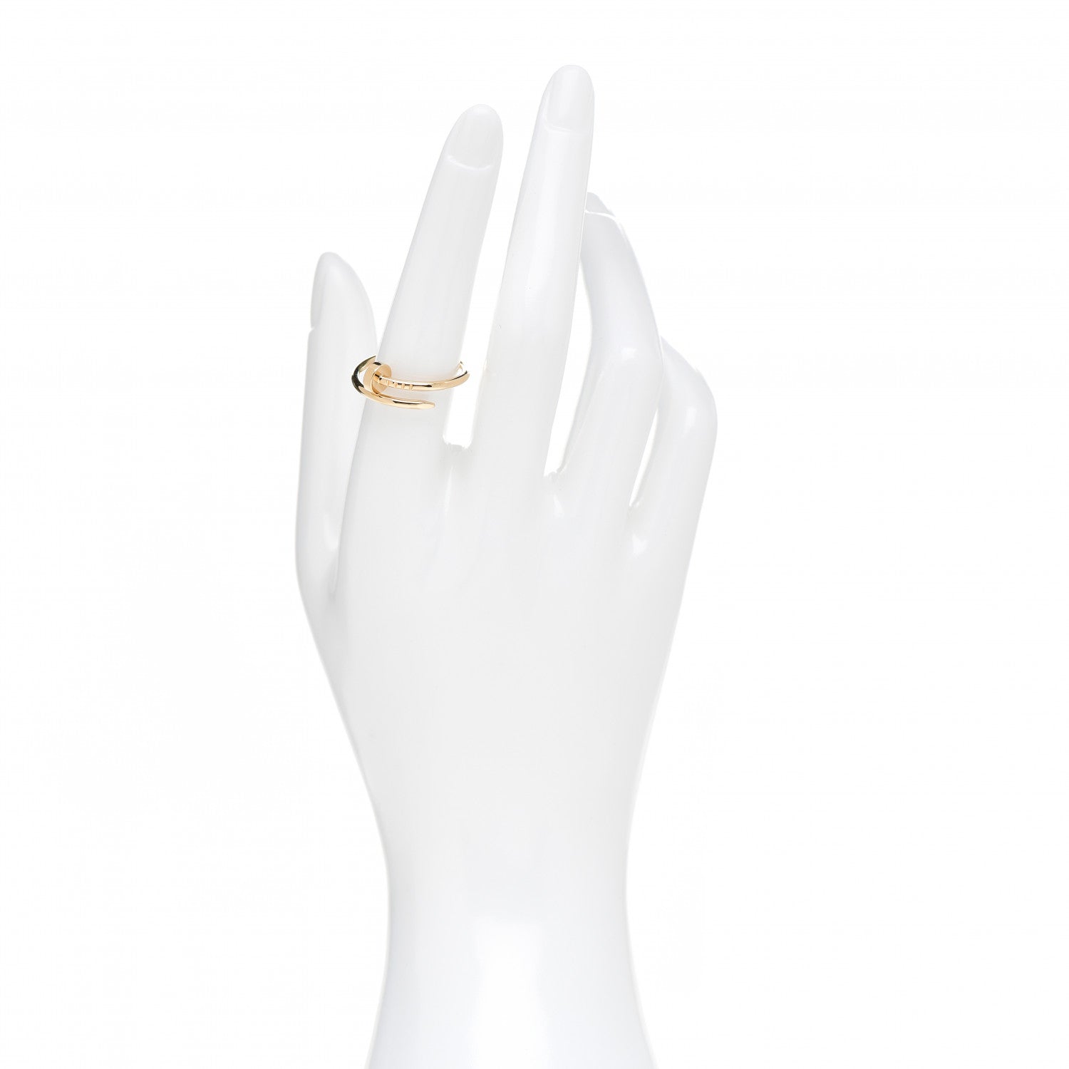 Cartier 18K Yellow Gold Small Juste Un Clou Ring 57 8 2 of 5