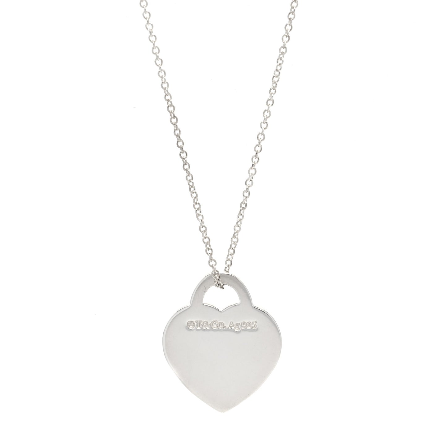 Sterling Silver Small Return to Tiffany Heart Pendant Necklace