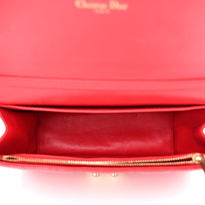 Christian Dior Patent Cannage Miss Dior Promenade Pouch Red 5 of 14