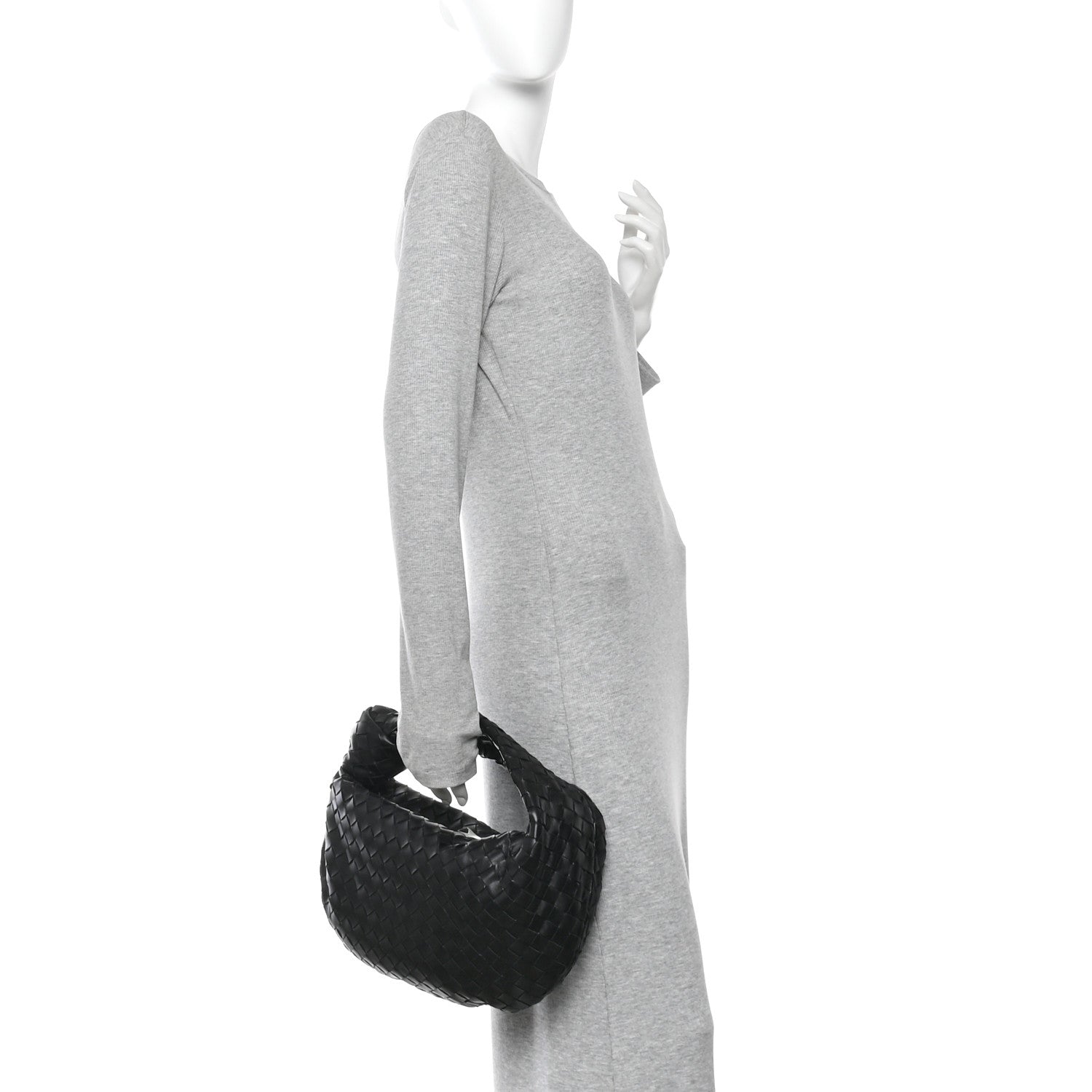 Bottega Veneta Nappa Intrecciato Teen Jodie Hobo Black 2 of 11