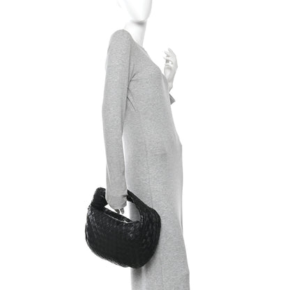 Bottega Veneta Nappa Intrecciato Teen Jodie Hobo Black 2 of 11